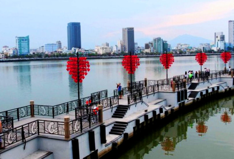 Cầu Tình Yêu ở tại Đà Nẵng (Ảnh ST)