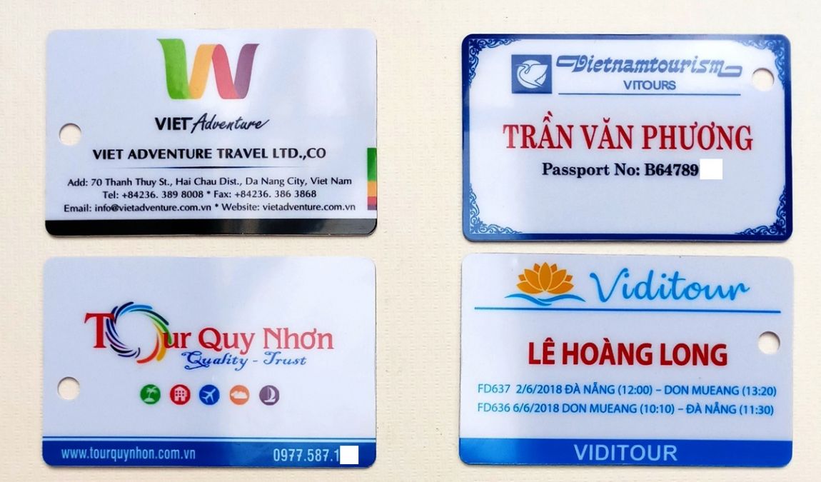 Nhận in thẻ hành lý tại Đà Nẵng, thẻ hành lý dn, thẻ hành lý name tag, thẻ đeo hành lý đà nẵng